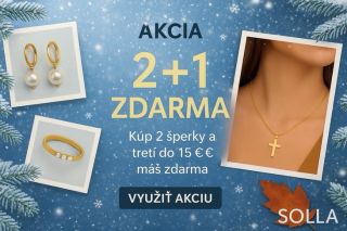 ❄️ Zima plná lesku od SOLLA ❄️ Vyber si šperky, ktoré zahrejú aj bez svetra ✨ 🎁 AKCIA 2+1 ZDARMA Kúp 2 šperky a tretí do...